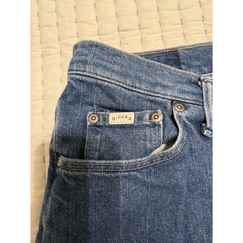 Lee Riders Jeans Bootcut Stretch Denim Blue Women's Petite Size 16P